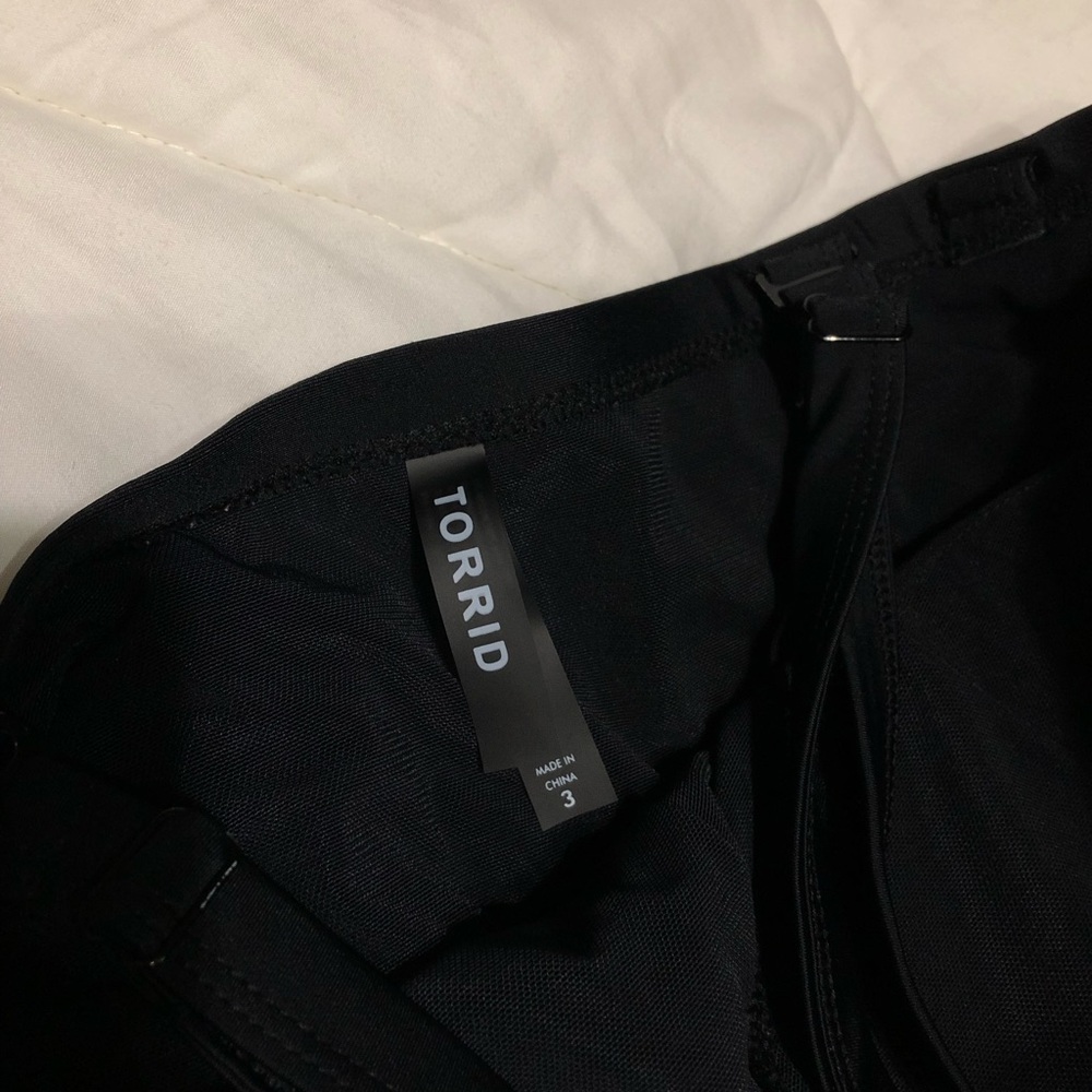 Torrid one piece black swimsuit size 3